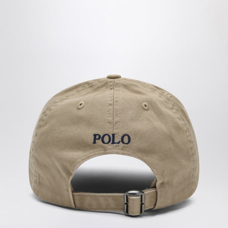 Polo Ralph Lauren Khaki baseball cap with logo