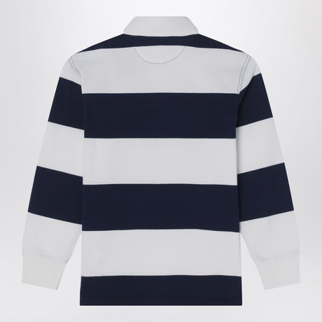 Polo Ralph Lauren White/navy blue striped polo