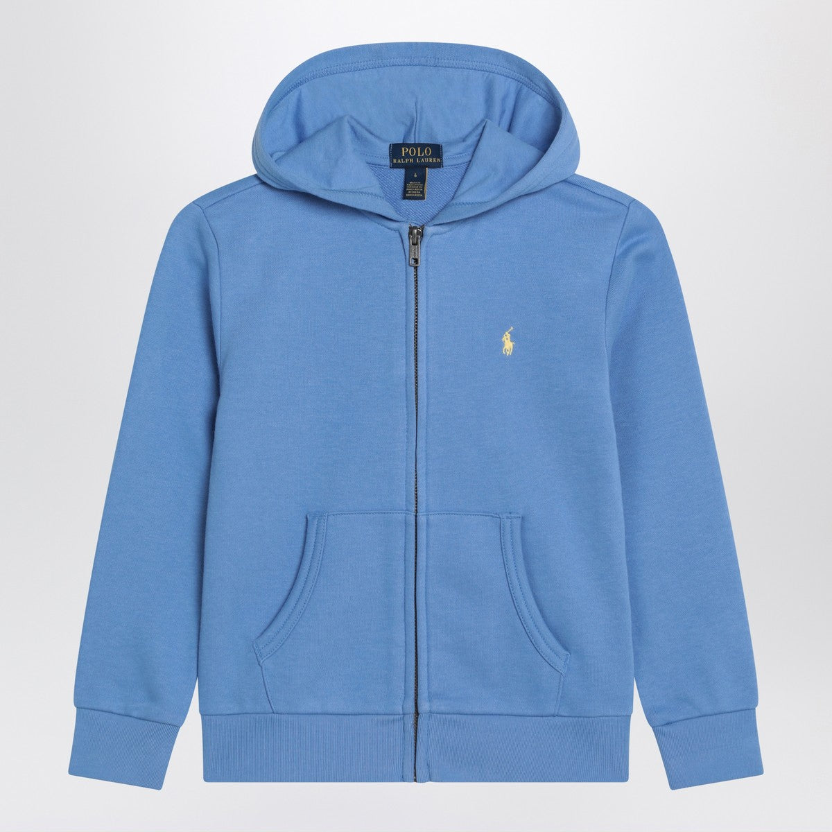 Polo Ralph Lauren Light blue zip-up sweatshirt in cotton blend