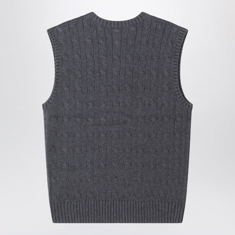 Polo Ralph Lauren Grey cable-knit cotton vest