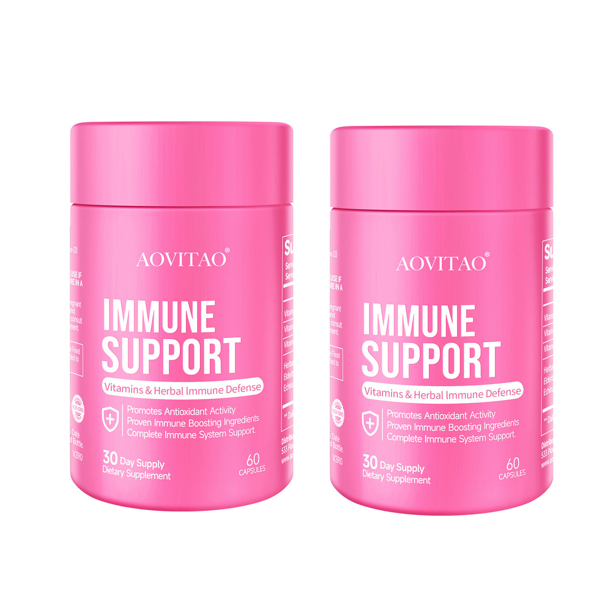 Natural Herbal Immune Defense Immunity Vitamins Supplement Booster And Mushroom Supplement With Lion's Mane, Reishi, Chaga, Cordyceps, Turkey Tail & More