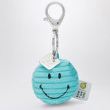 Bon Ton Toys Smiley velvet keychain light blue