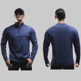 Clone Cotton Half Placketround Neck Fashion Sports Sweater Casual Long Sleeve