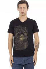 Trussardi Action Black Cotton Men's T-Shirt