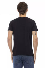 Trussardi Action Black Cotton Men's T-Shirt