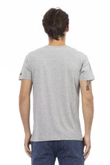 Trussardi Action Gray Cotton Men's T-Shirt