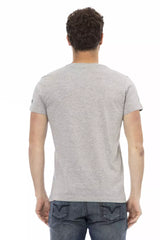 Trussardi Action Gray Cotton Men's T-Shirt