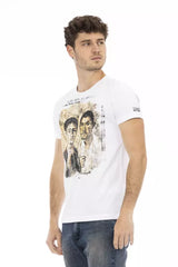 Trussardi Action White Cotton Men's T-Shirt