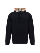 Burberry Black Cotton Samuel Hoodie Sweatshirt