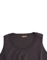 John Galliano Brown knit tank top