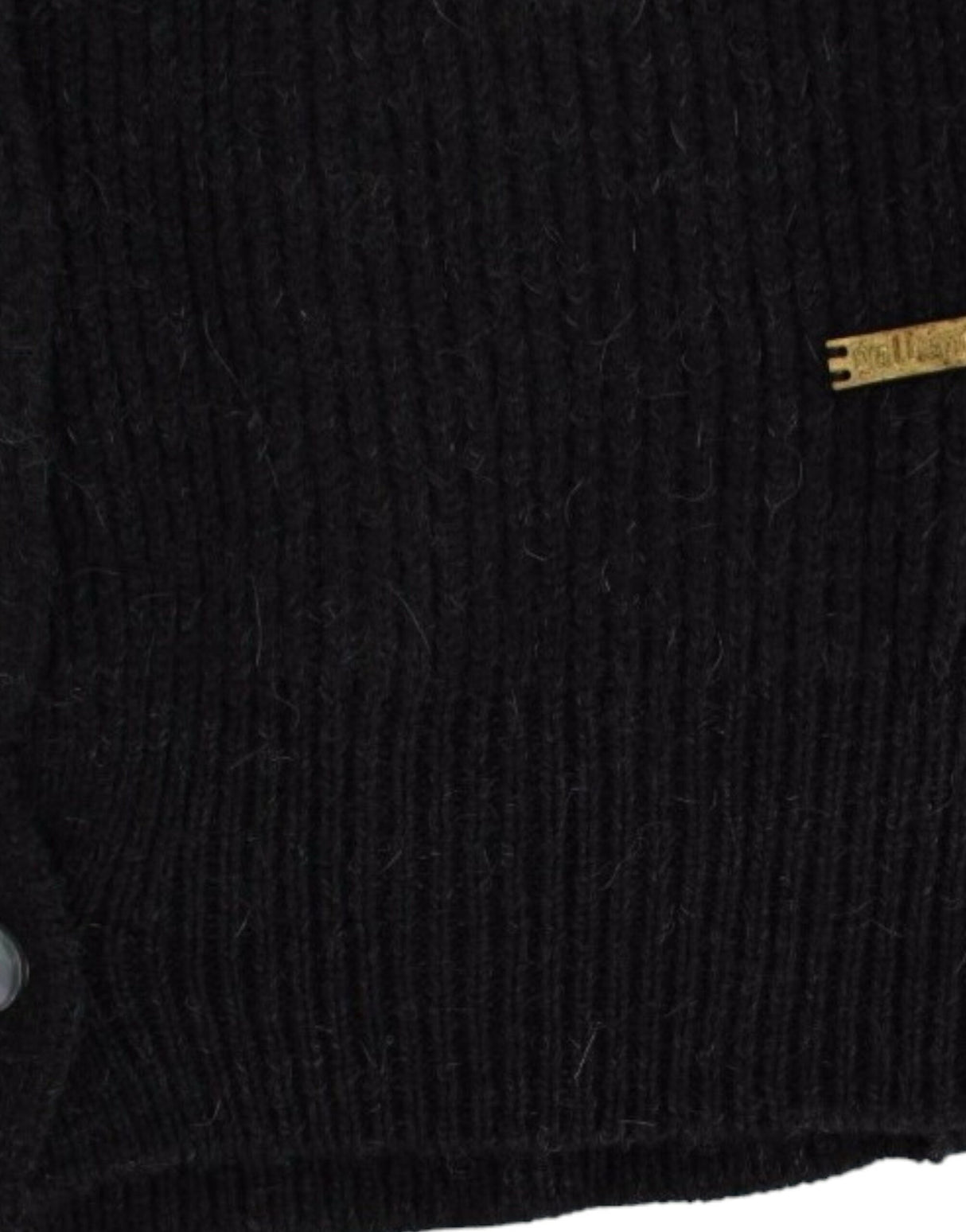 John Galliano Black wool cardigan