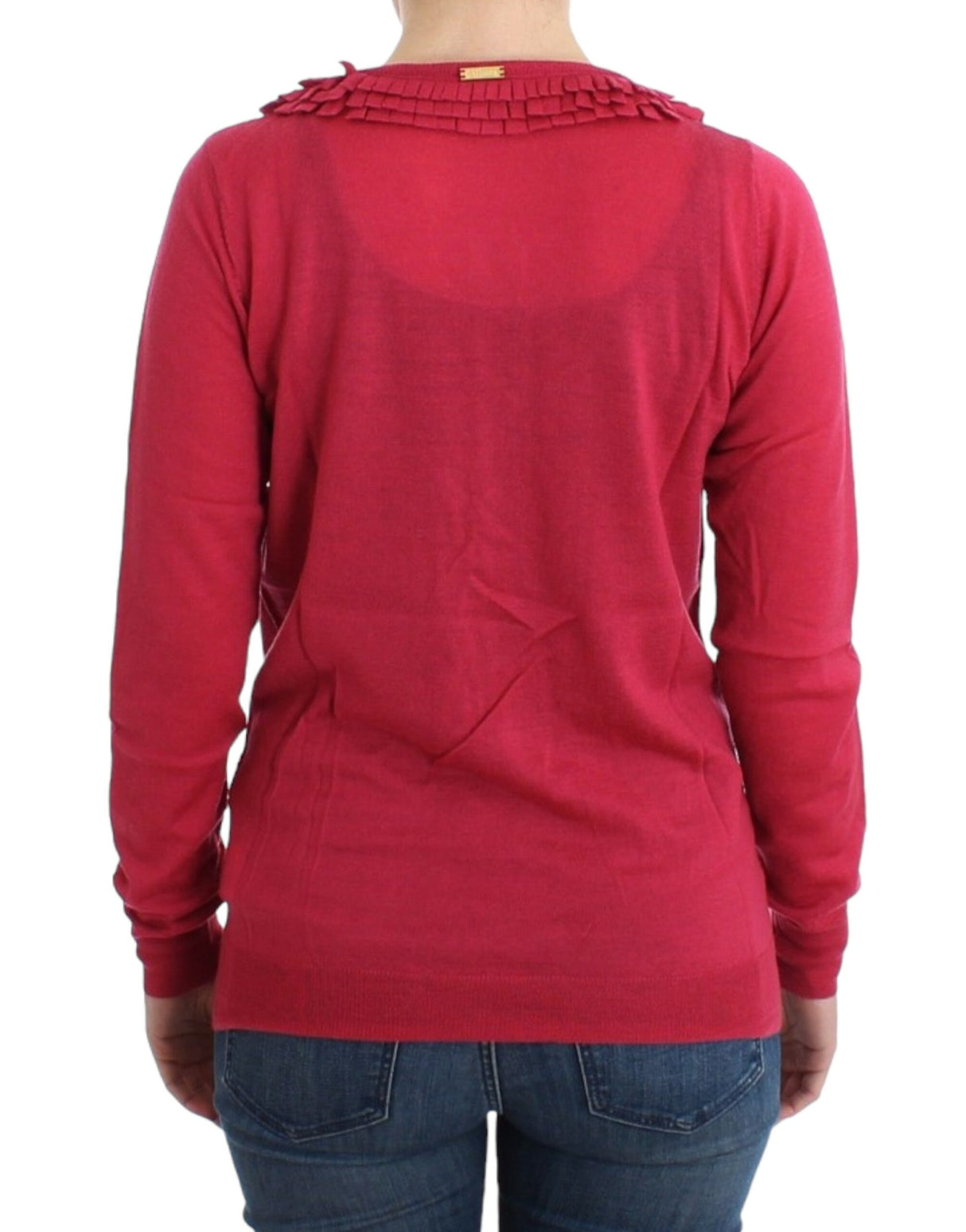 John Galliano Pink wool cardigan