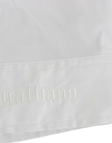 John Galliano White Cotton Shirt Top