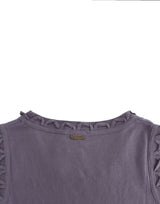 John Galliano Purple cotton jersey dress