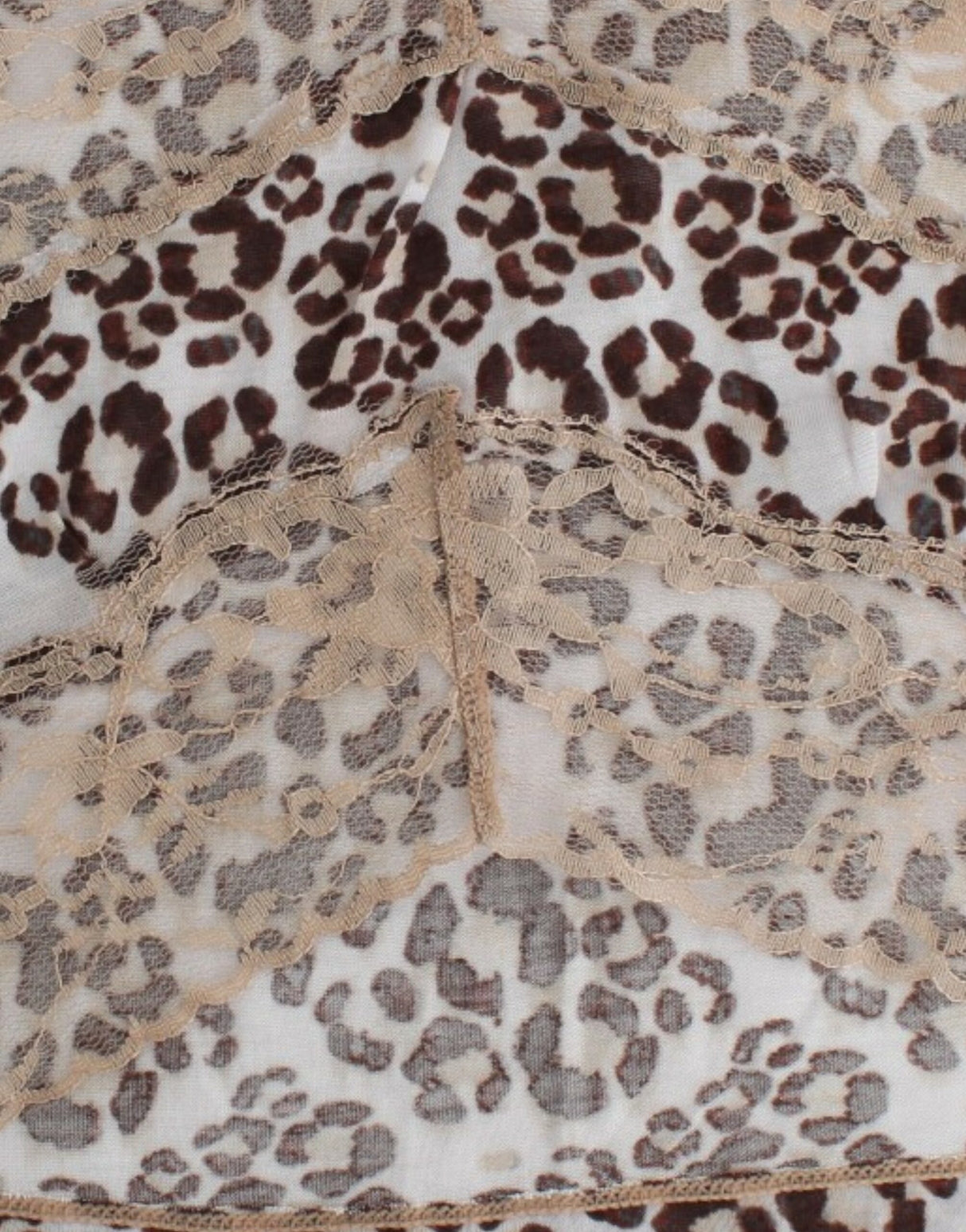 Cavalli Brown longsleeved lace top