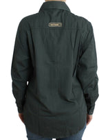 Cavalli Gray button down shirt