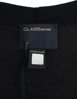 Cavalli Blue cropped wool cardigan