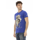 Trussardi Action Blue Cotton Men's T-Shirt