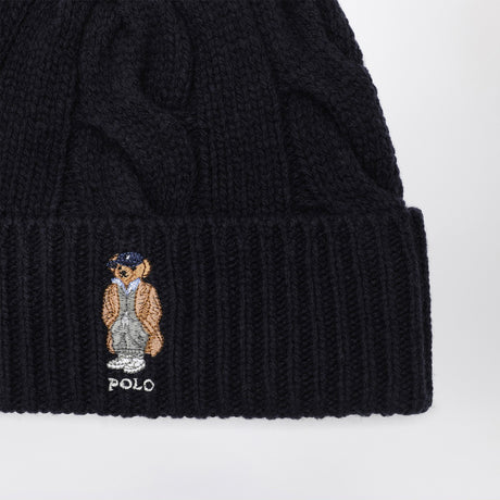 Polo Ralph Lauren Navy blue wool Polo Bear hat