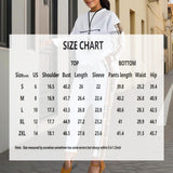 Women's Printed Casual Lounge Set - Long Sleeve Top & Pants With Side Pattern, Comfortable For Spring&Fall