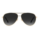 Jimmy Choo Gold Metal Sunglasses