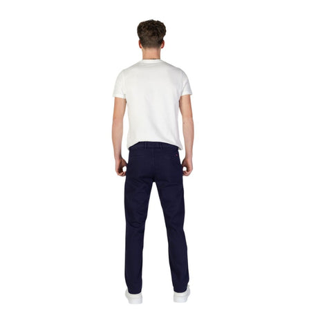 Hugo Boss Blue Cotton Skinny Pants