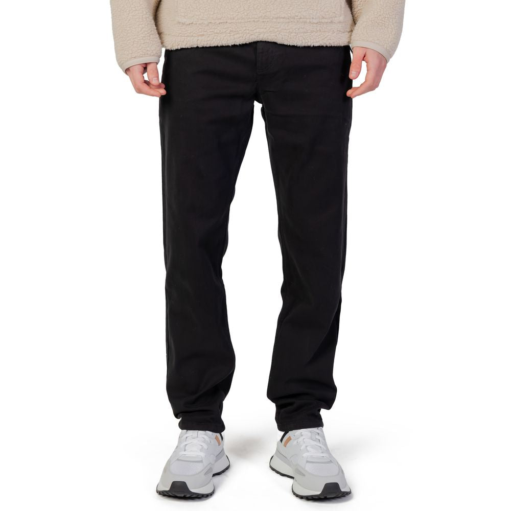 Hugo Boss Black Cotton Chino Pants