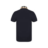 Burberry Blue Cotton Polo Shirt