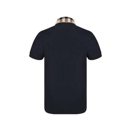 Burberry Blue Cotton Polo Shirt