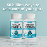 BSYS 60 Billion CFU Probiotic Capsules  Acid-Resistant Stomach-Resistant Formula  Intestinal Delivery Technology  Digestive & Immune Health Support  Daily Gut Wellness Supplement