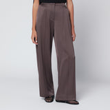 SIMKHAI Kyra trousers in chocolate satin