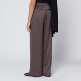 SIMKHAI Kyra trousers in chocolate satin
