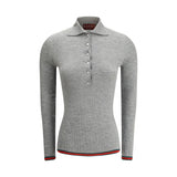 Gucci Gray Cashmere Top