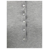 Gucci Gray Cashmere Top