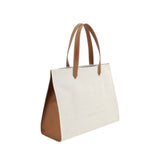Balmain Beige Cotton Shoulder Bag