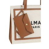 Balmain Beige Cotton Shoulder Bag