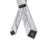 Giorgio Armani Silver Silk Tie