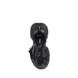 Balenciaga Black Rubber Athletic Sneakers