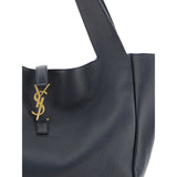 Saint Laurent Black Leather Shoulder Bag