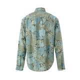 Tom Ford Blue Lyocell Pattern Shirt