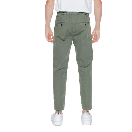 Liu Jo Green Cotton Casual Pants