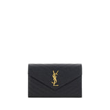 Saint Laurent Black Calf Leather Bos Taurus Shoulder Bag