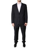 Emporio Armani Black Single Breasted Formal 2 Piece Suit