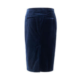Tom Ford Blue Cotton Midi Skirt