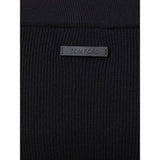 Tom Ford Black Cashmere Midi Skirt