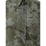 Tom Ford Green Lyocell Pattern Shirt