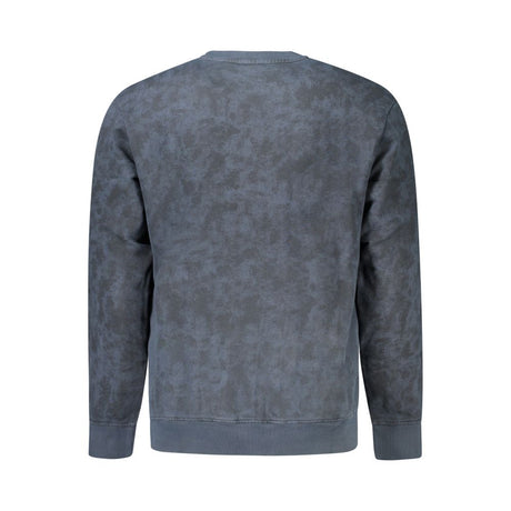 Hugo Boss Blue Cotton Men Sweatshirt