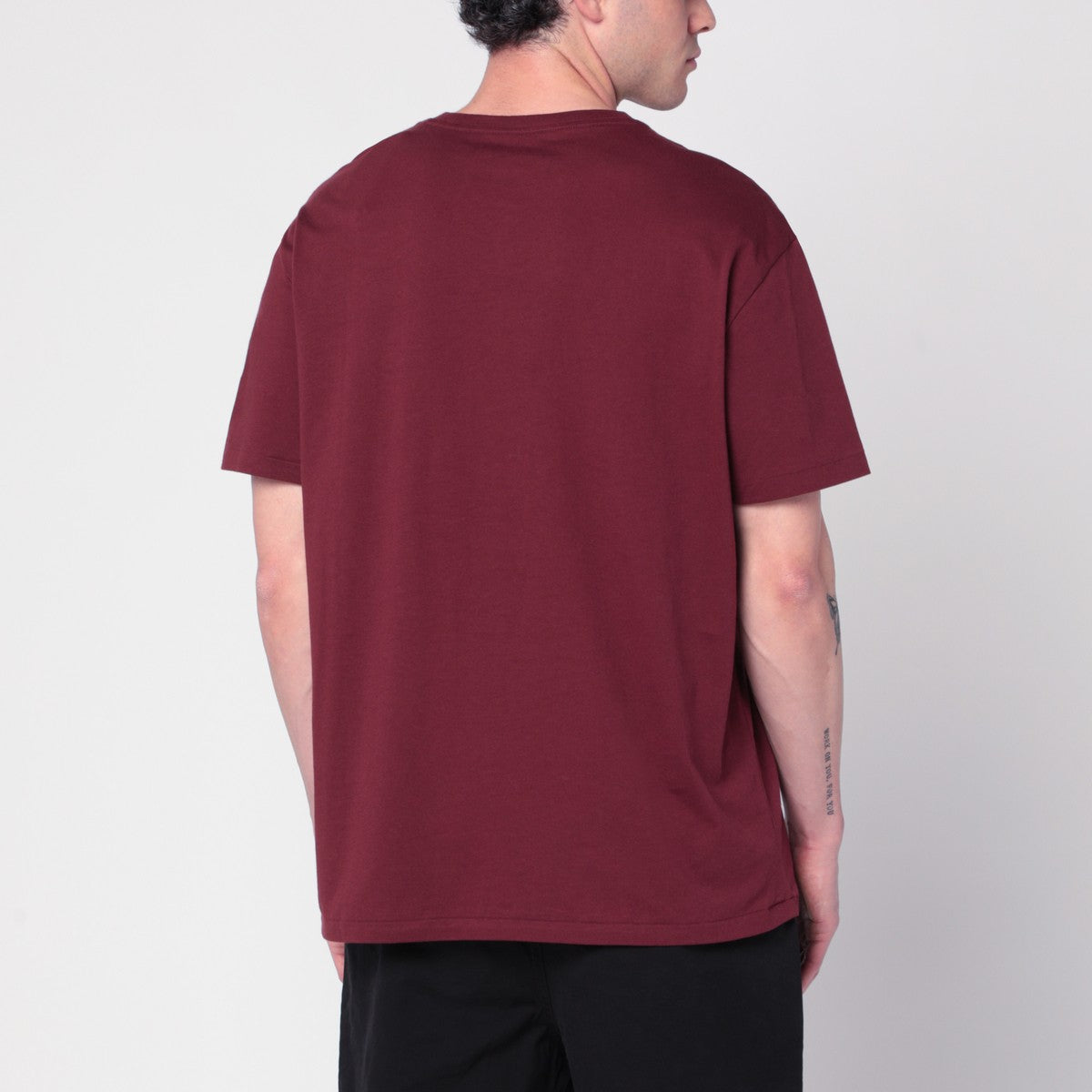 Polo Ralph Lauren Wine red cotton T-shirt Classic-Fit