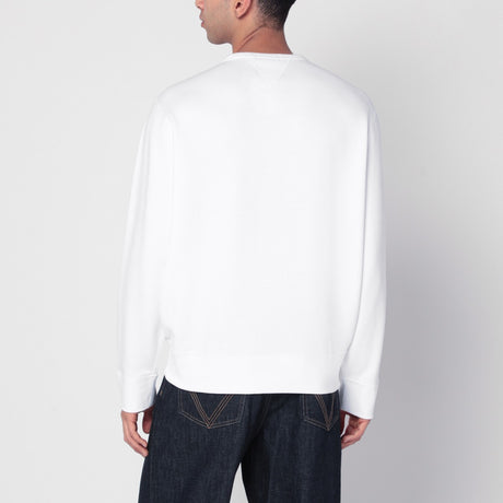 Polo Ralph Lauren White cotton blend sweatshirt with logo