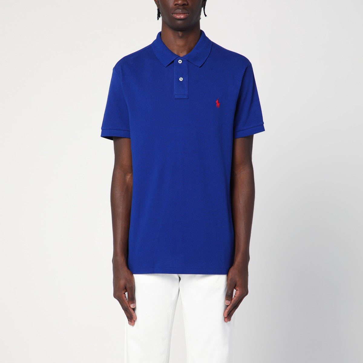 Polo Ralph Lauren Electric blue Custom Slim-Fit polo